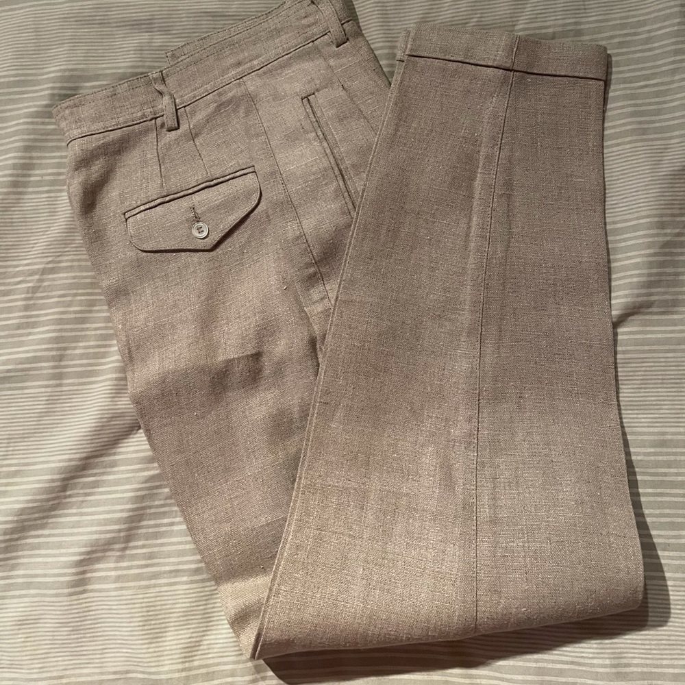 Vintage Liz Claiborne, 100% Linen Pants, Size 2 Petite
